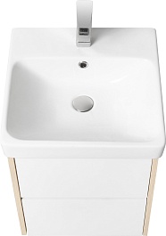 Акватон Тумба с раковиной Сканди 45 дуб верона, белая – фотография-2